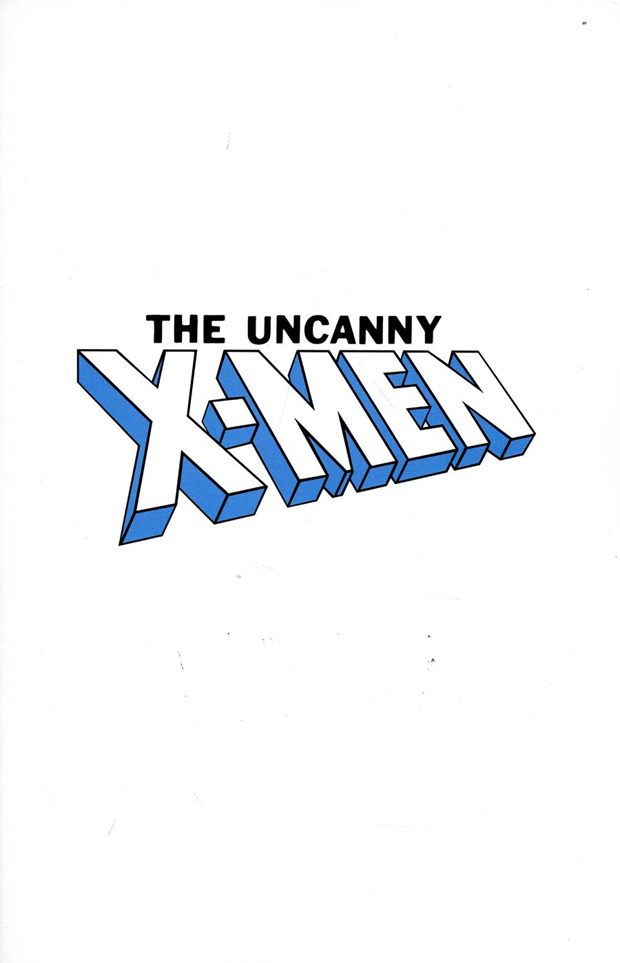 Uncanny X-Men Vol 6 #1 Cover J Variant Logo Cover