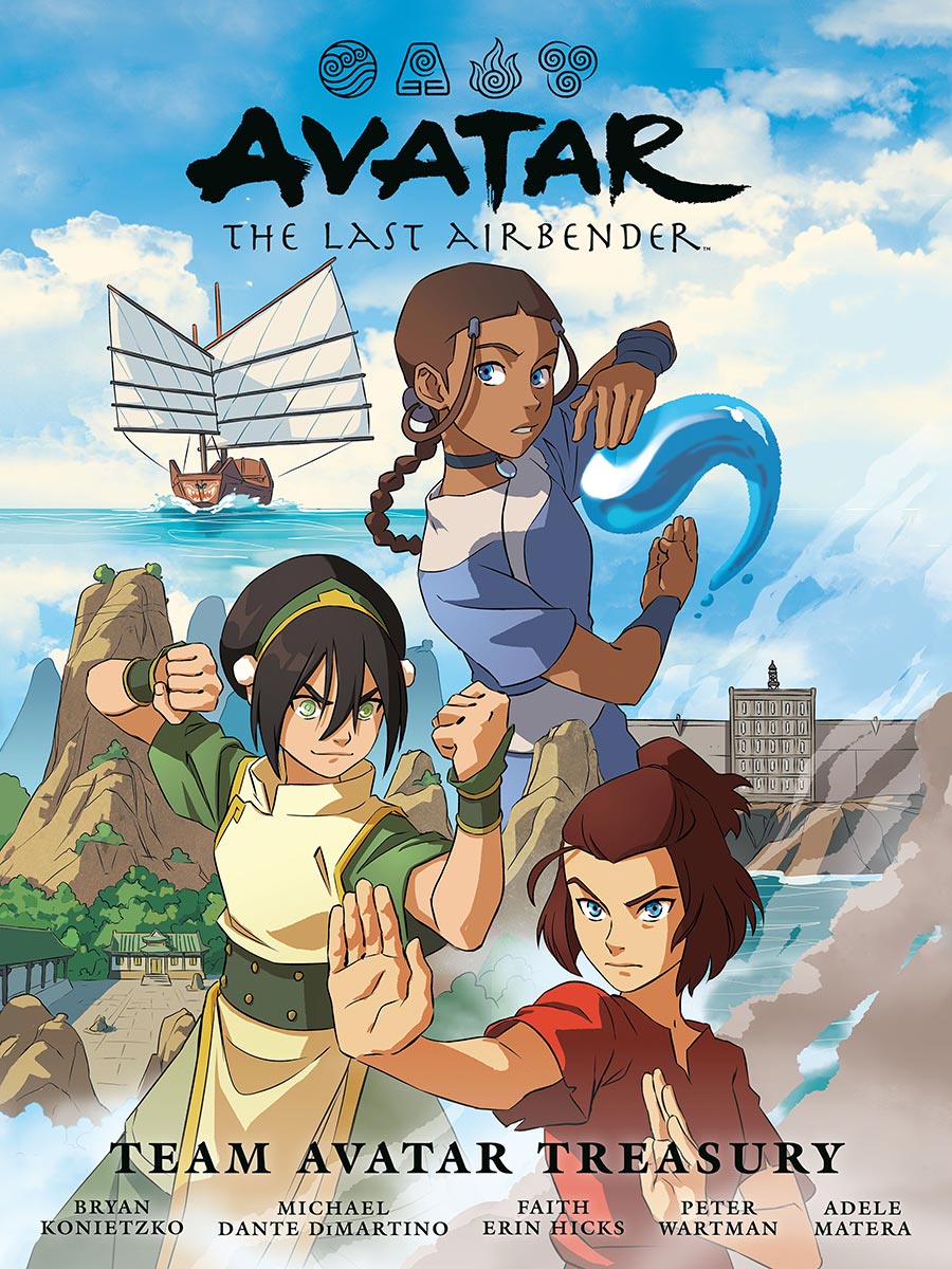 Avatar The Last Airbender Team Avatar Treasury Library Edition HC