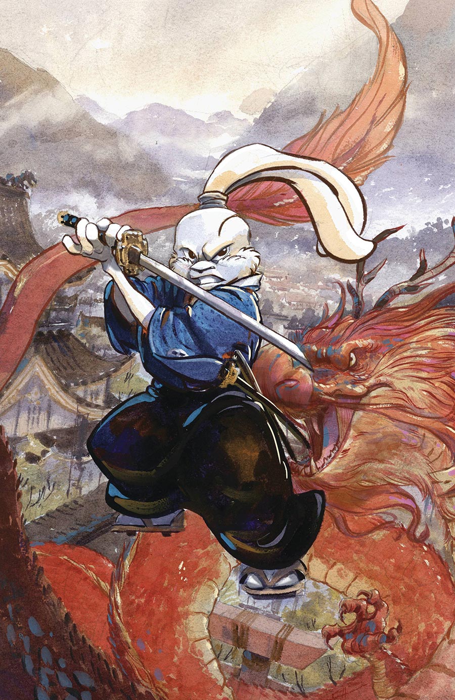 Mighty Morphin Power Rangers Usagi Yojimbo #1 (One Shot) Cover H Incentive Jared Cullum Variant Cover