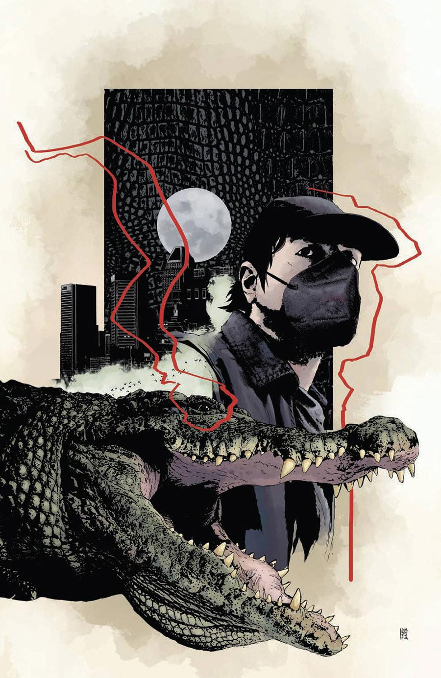 Crocodile Black #5 Cover D Incentive Andrea Sorrentino Virgin Cover