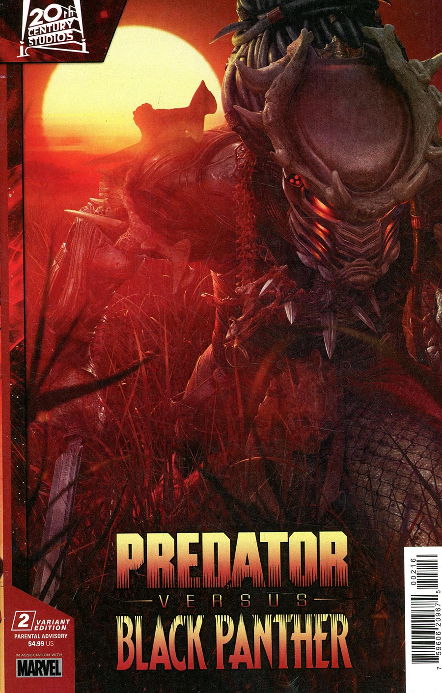 Predator vs Black Panther #2 Cover D Incentive Rahzzah Variant Cover