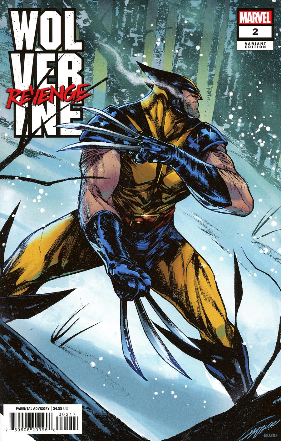 Wolverine Revenge #2 Cover D Incentive Alessandro Cappuccio Variant Cover