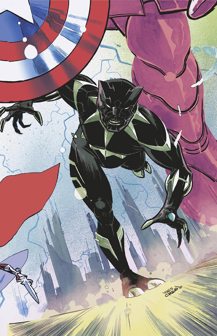 Ultimate Black Panther #8 Cover E Incentive Wes Craig Connecting Virgin Cover