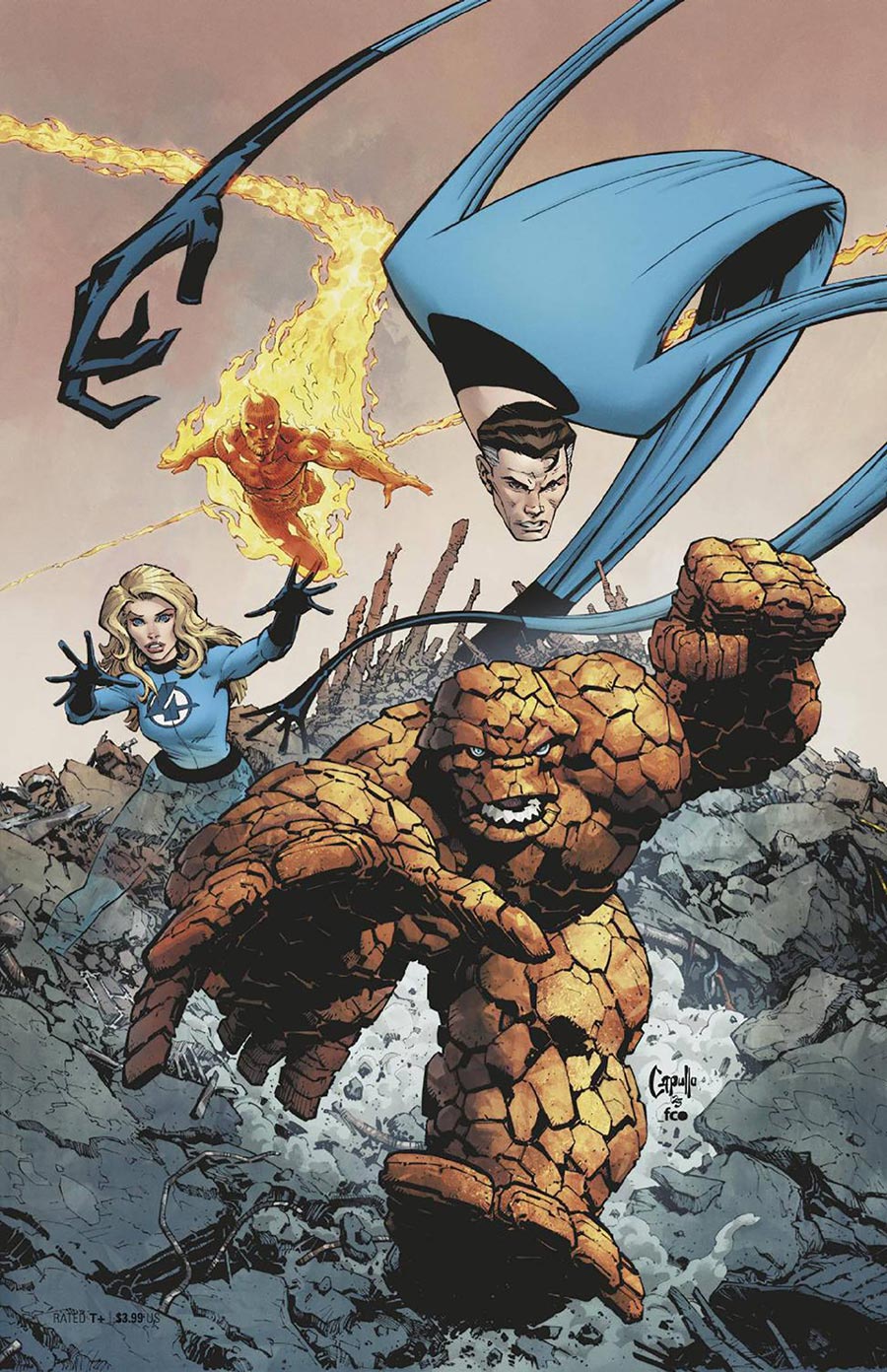 Fantastic Four Vol 7 #25 Cover F Incentive Greg Capullo Virgin Cover