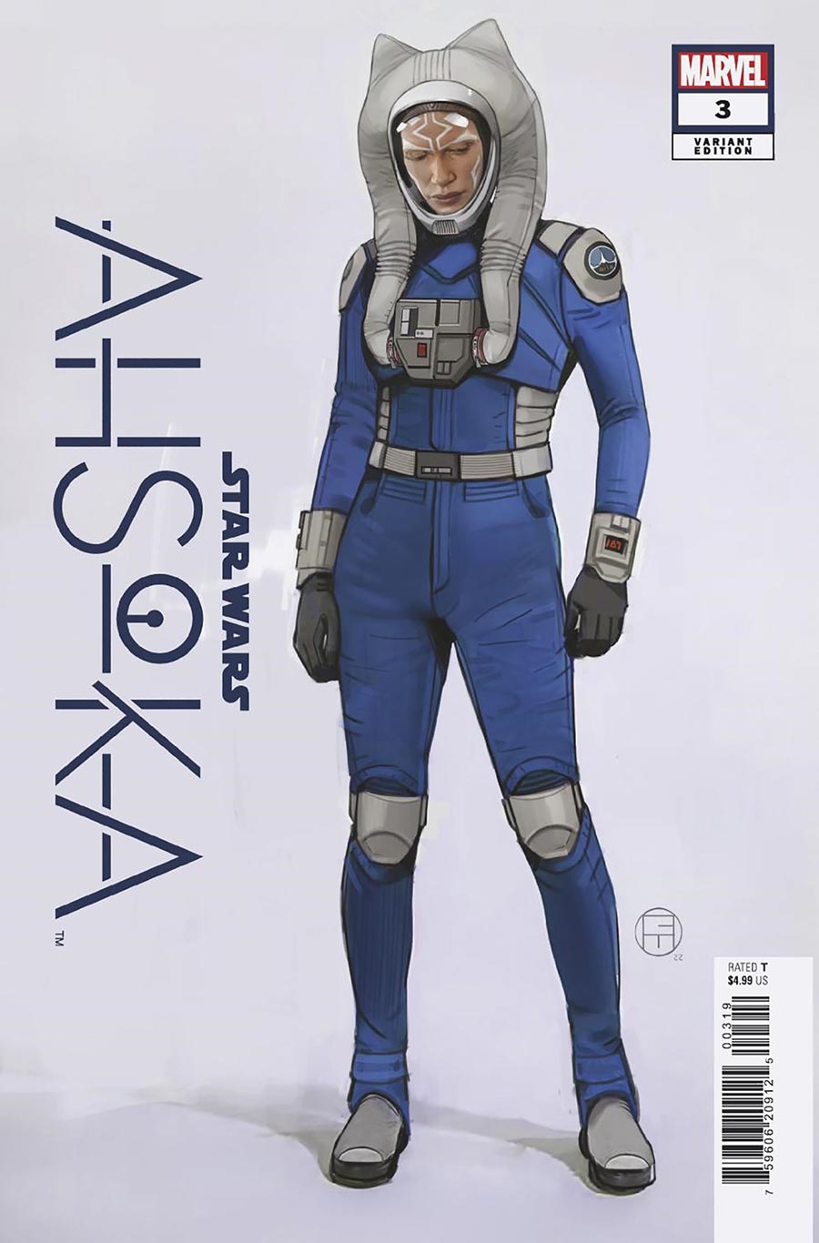 Star Wars Ahsoka #3 Cover C Incentive Concept Art Variant Cover