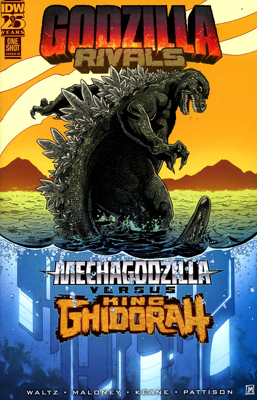 Godzilla Rivals Mechagodzilla vs King Ghidorah #1 (One Shot) Cover C Incentive Justin Mason Variant Cover