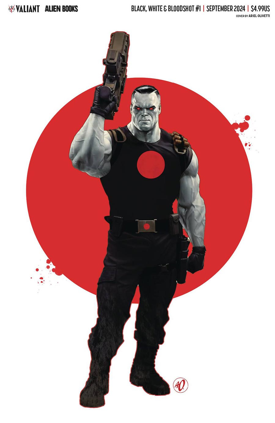 Black White & Bloodshot #1 Cover I Incentive Ariel Olivetti Virgin Cover