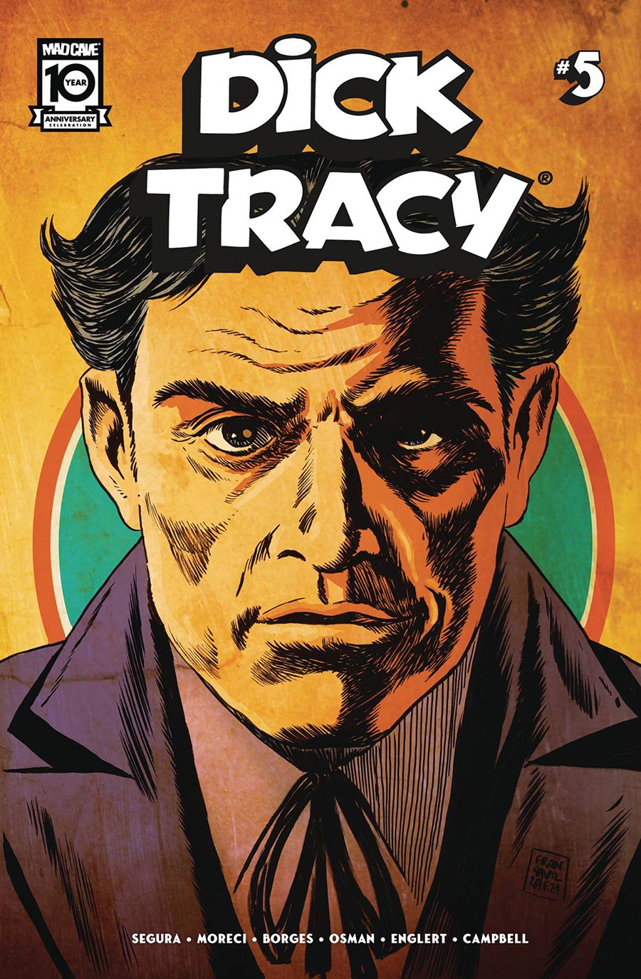 Dick Tracy (Mad Cave Studios) #5 Cover C Incentive Francesco Francavilla Variant Cover