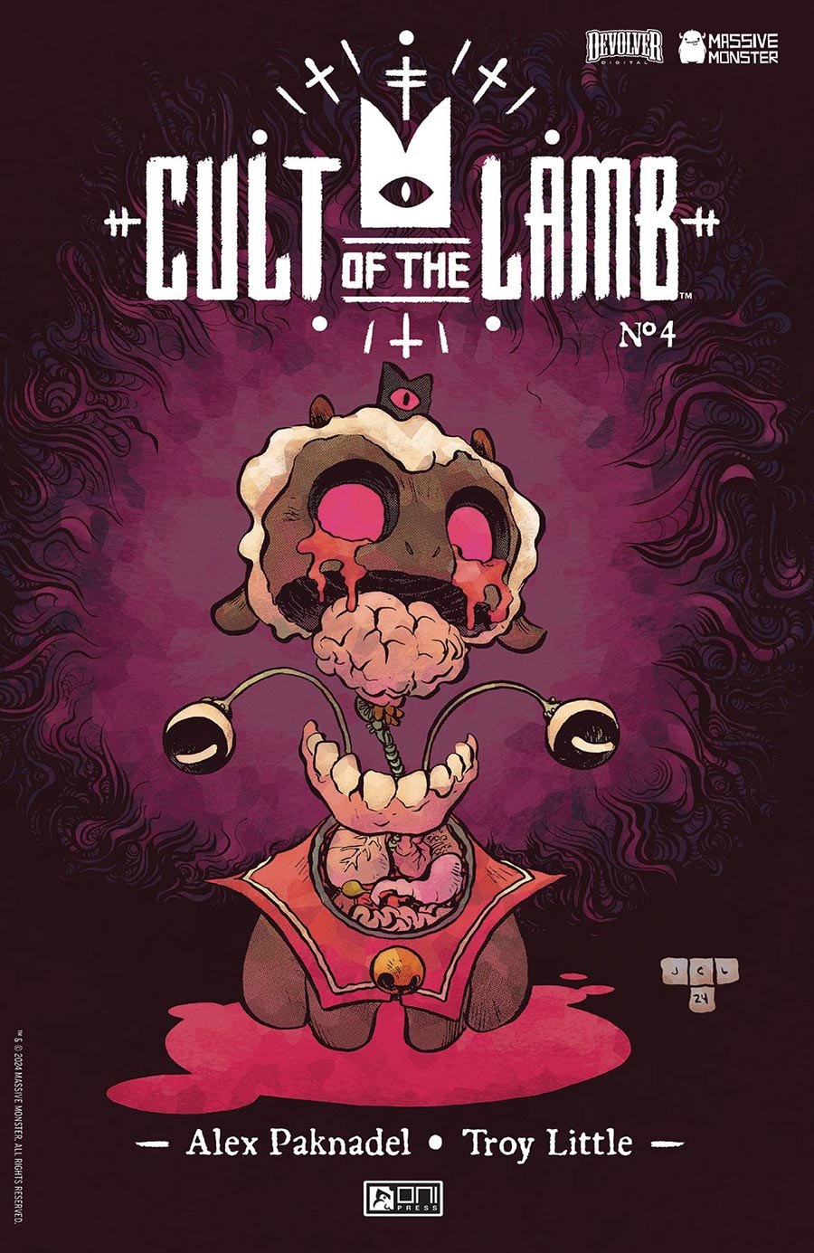 Cult Of The Lamb #4 Cover E Incentive Jesse Lonergan Variant Cover