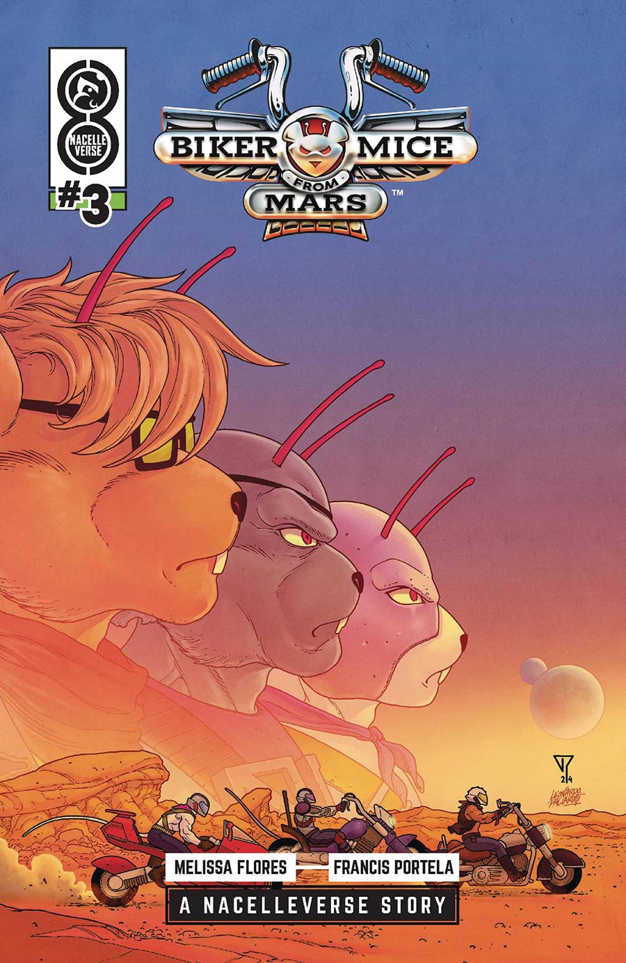 Biker Mice From Mars Vol 2 #3 Cover E Incentive Francis Portela Variant Cover