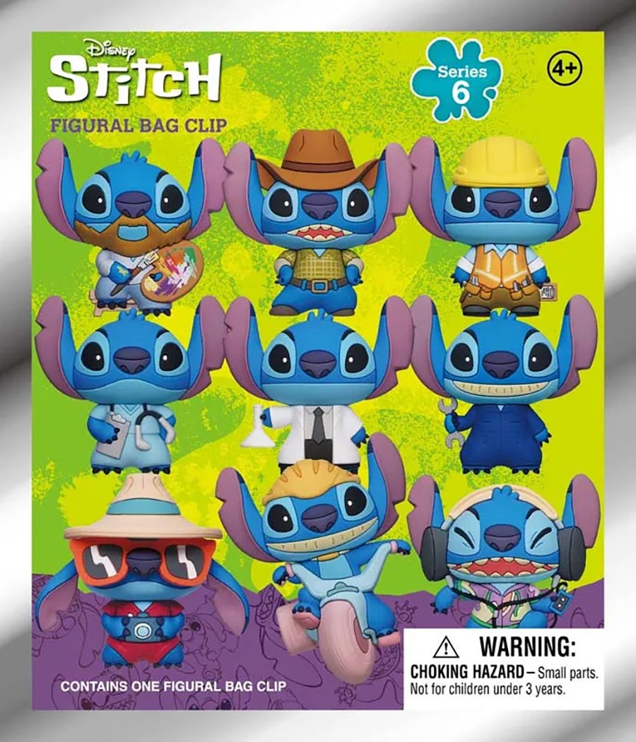 Lilo & Stitch 3D Foam Bag Clip Series 6 Blind Mystery Box