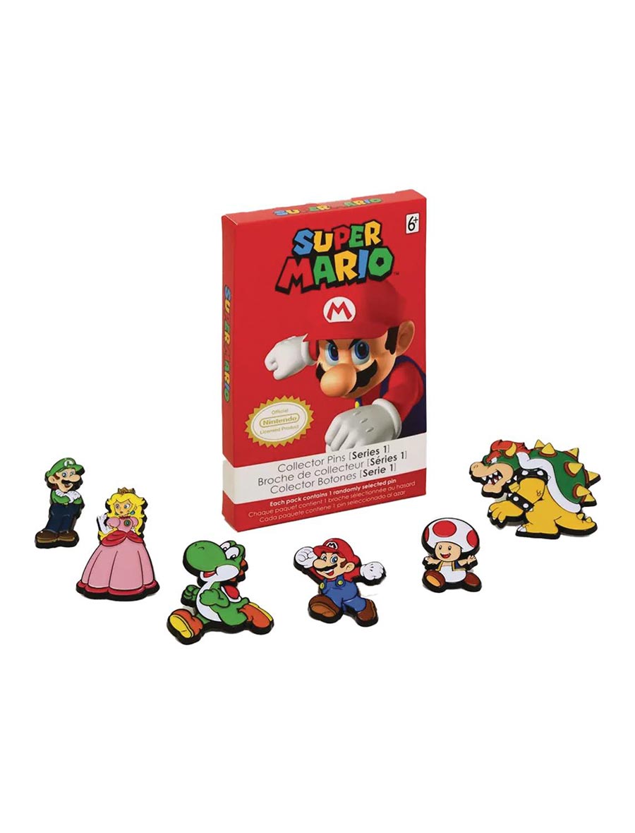 Nintendo Super Mario Collector Enamel Pin Blind Mystery Box