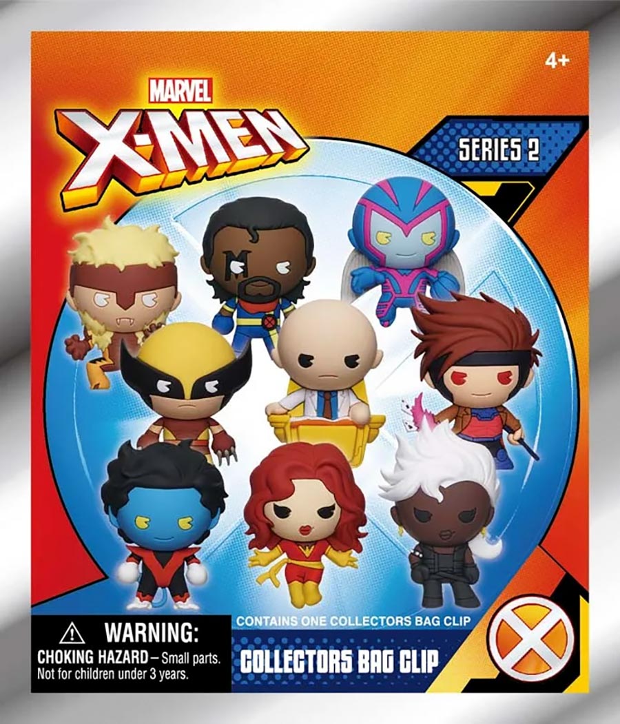 X-Men Classic 3D Foam Bag Clip Series 2 Blind Mystery Box