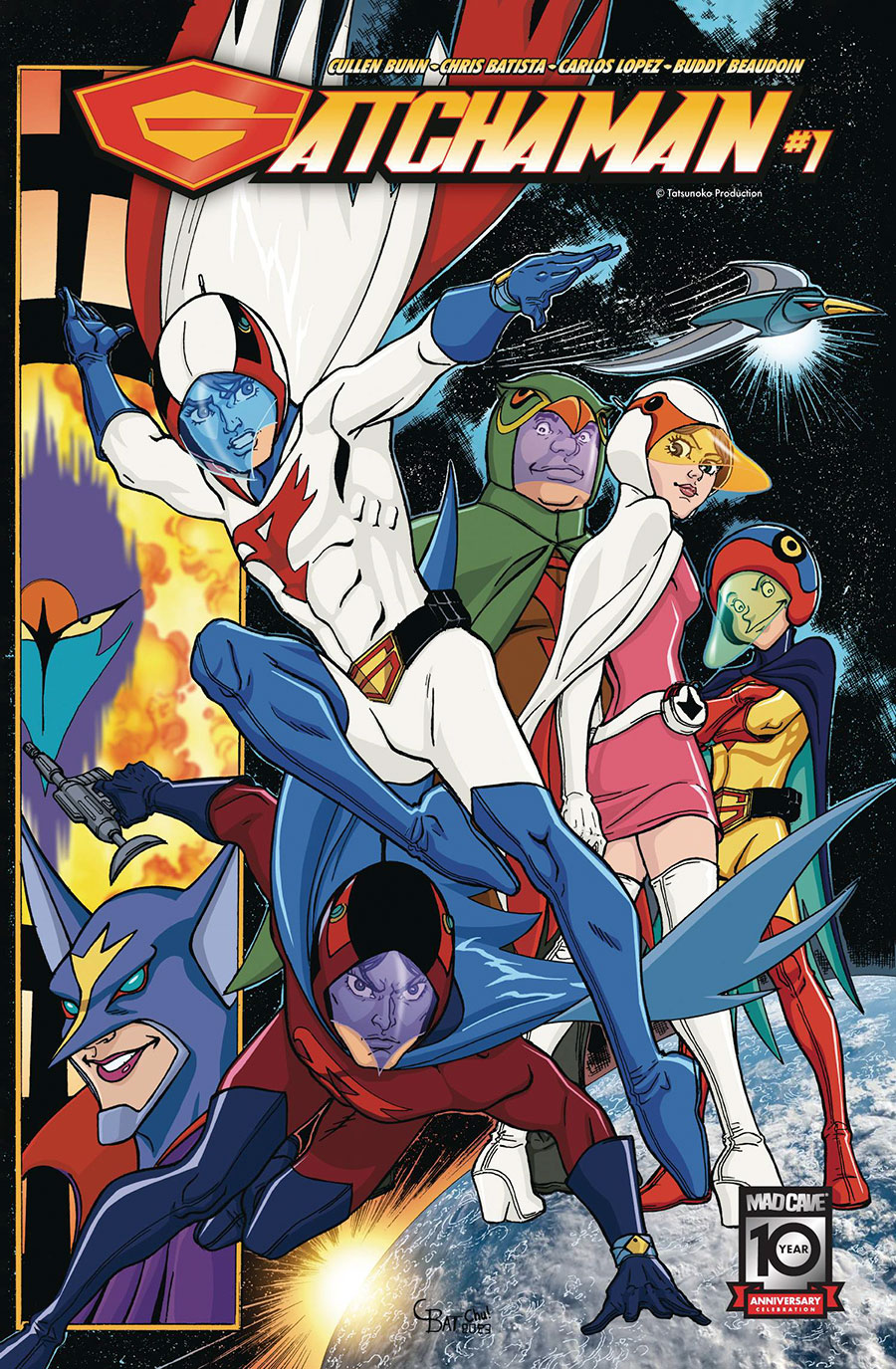 Gatchaman #1 Cover G 2nd Ptg