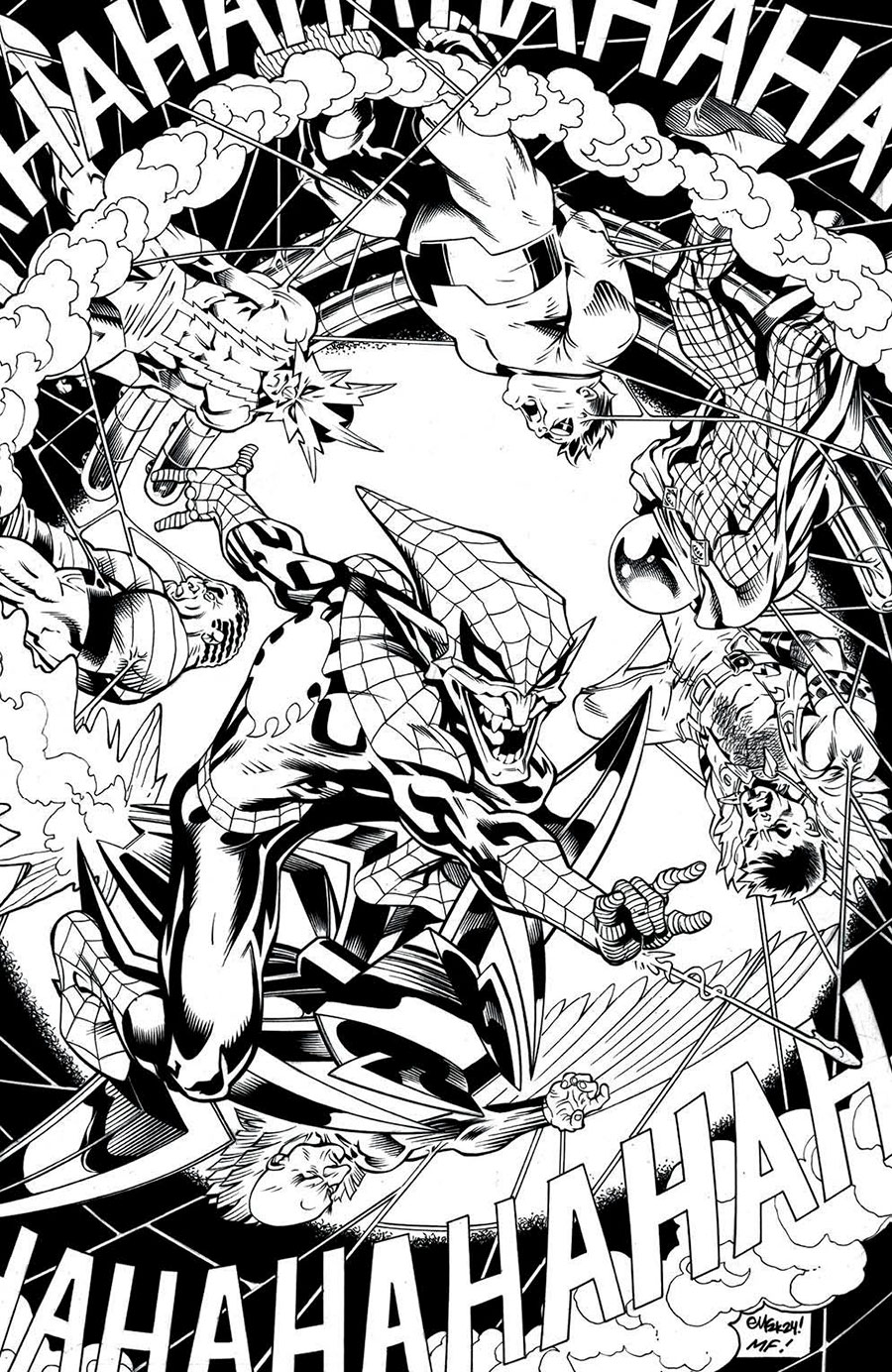 Amazing Spider-Man Vol 6 #53 Cover E SDCC 2024 Previews Exclusive Ed McGuinness Black & White Variant Cover (Limit 1 Per Customer)