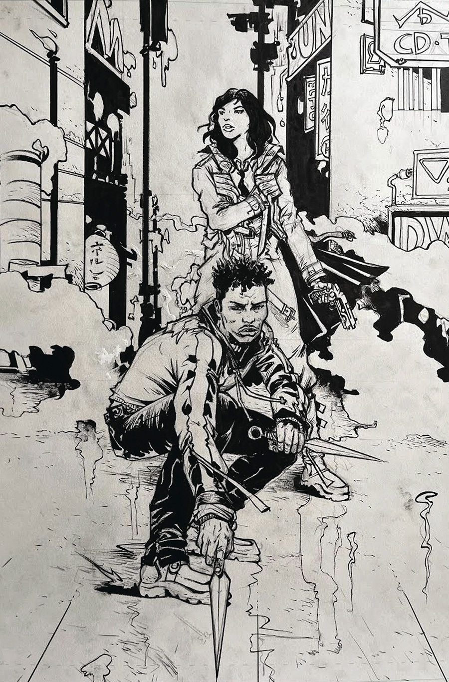 Blade Runner Tokyo Nexus #1 Cover G Variant Paul Pope Black & White Inks Virgin Cover