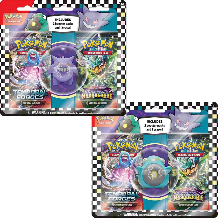 Pokemon 2024 Back To School Eraser Blister (Filled Randomly)