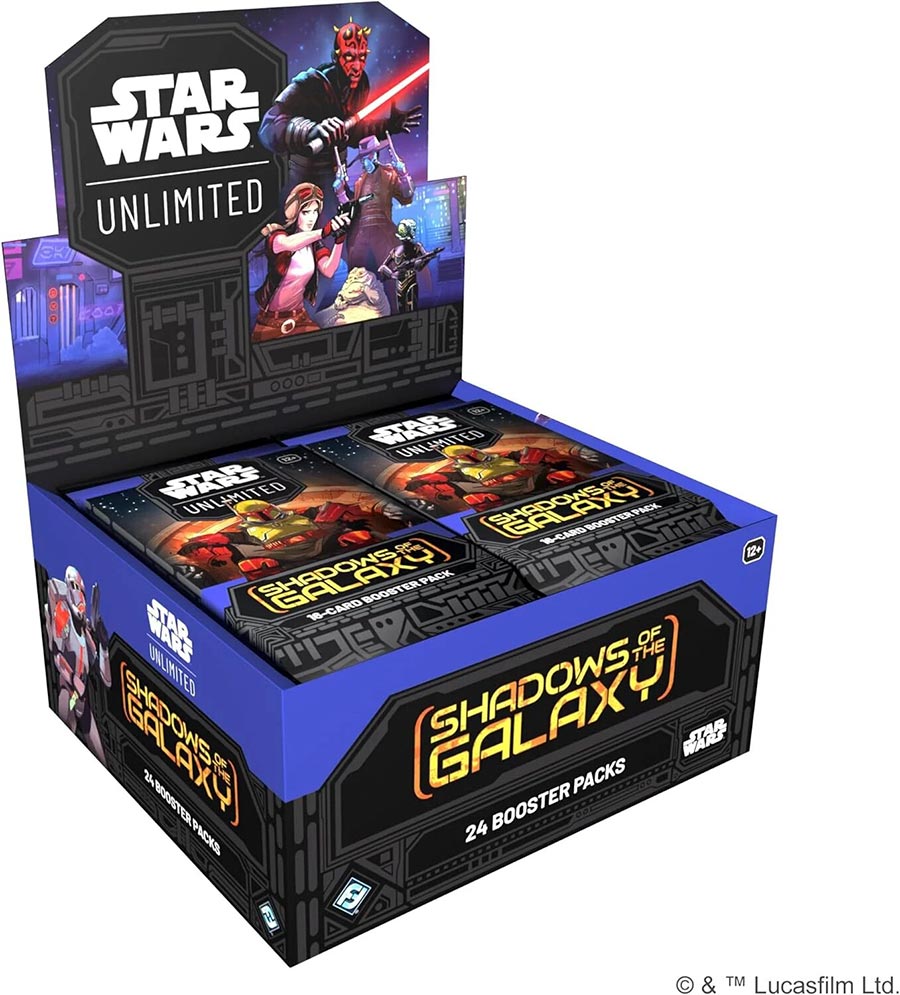 Star Wars Unlimited Shadows Of The Galaxy Booster Display