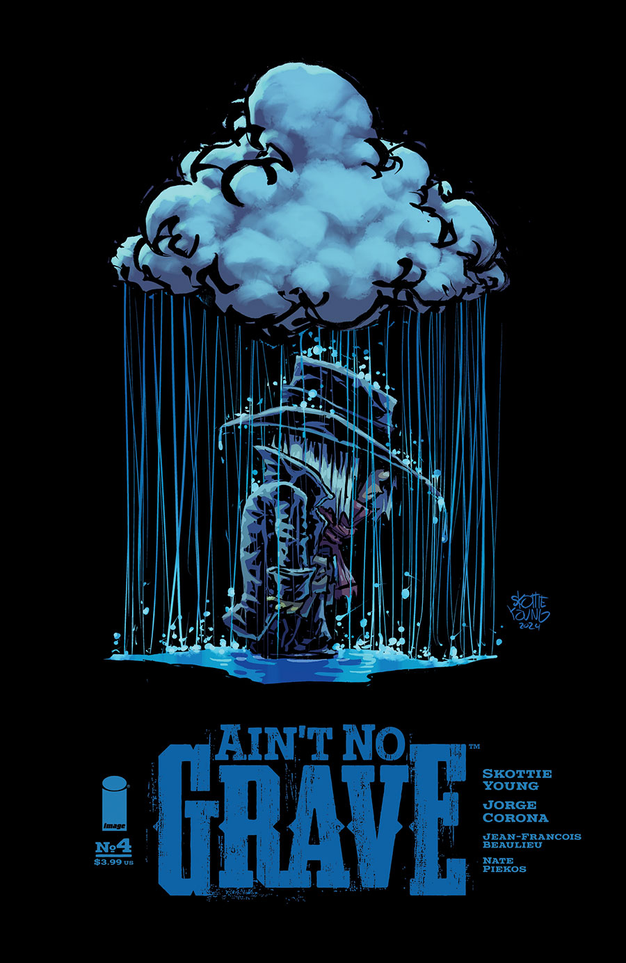 Aint No Grave #4 Cover B Incentive Skottie Young Variant Cover