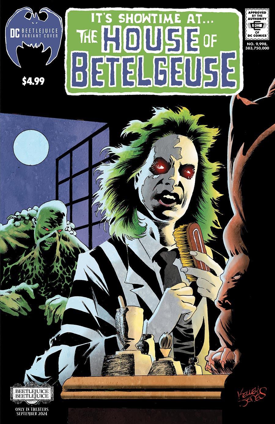 House Of Secrets #92 Facsimile Edition (2024) Cover D Variant Kelley Jones Beetlejuice Card Stock Cover