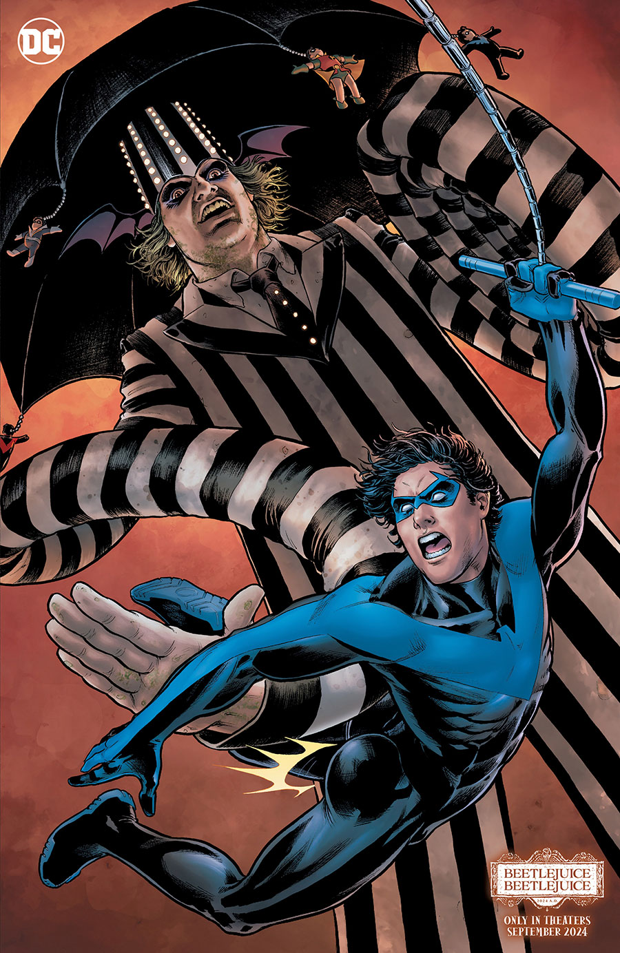 Nightwing Vol 4 #117 Cover F Variant Nicola Scott Beetlejuice Card Stock Cover