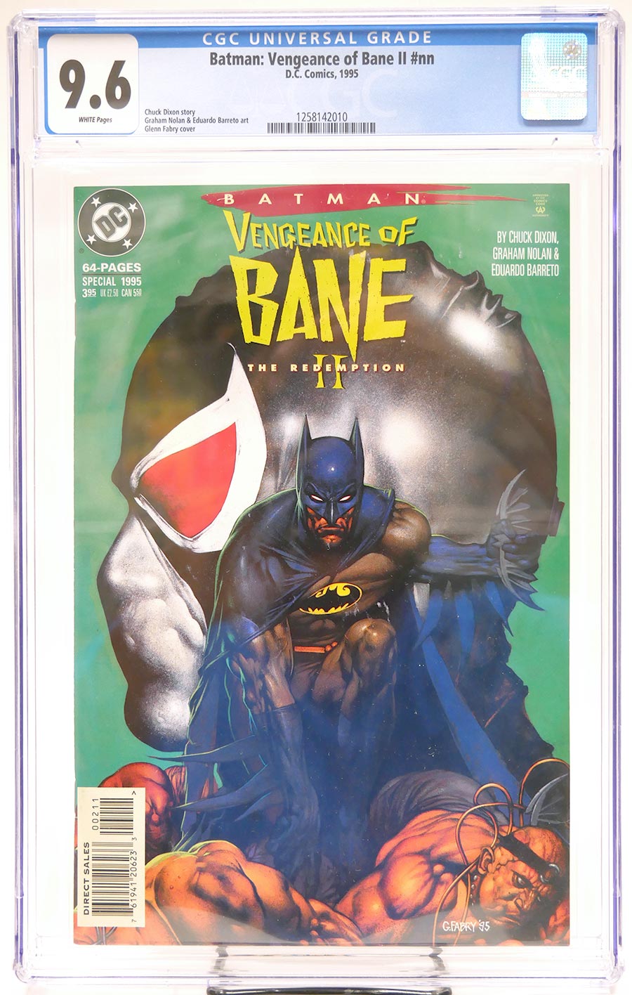 Batman Vengeance Of Bane II Cover B CGC 9.6