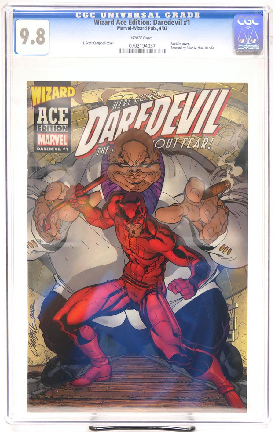 Daredevil #1 Cover D Wizard Ace Edition CGC 9.8