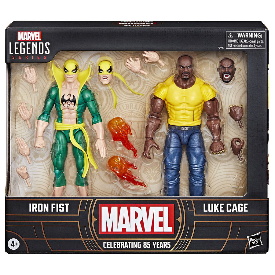 Marvel 85th Anniversary Legends Iron Fist & Luke Cage 6-Inch 2-Pack Action Figure