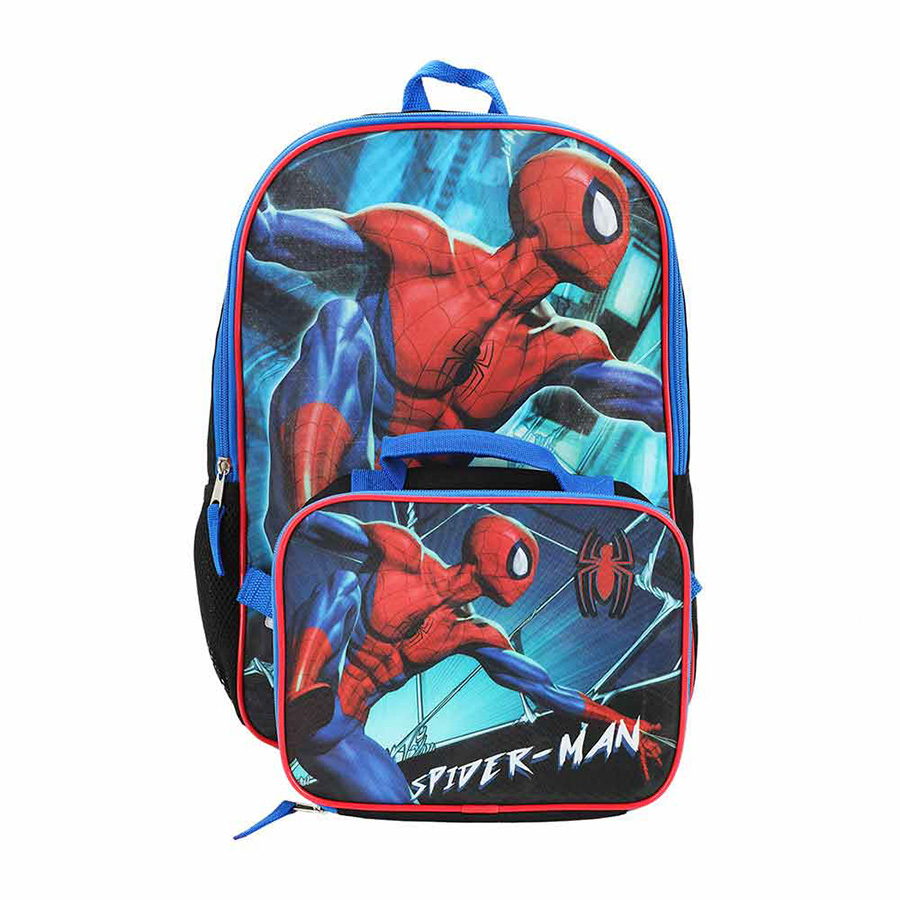 Marvel Spider-Man Youth Lunch Tote And Backpack