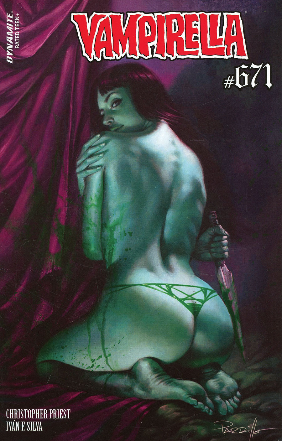 Vampirella Vol 8 #671 Cover M Variant Lucio Parrillo Ultraviolet Cover