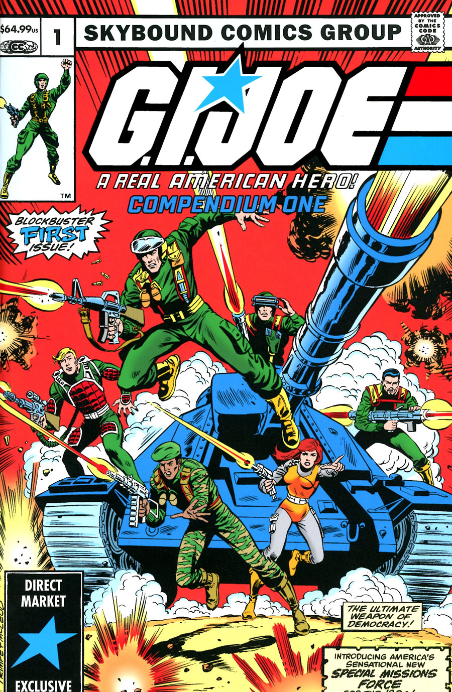 GI Joe A Real American Hero Compendium Vol 1 TP Direct Market Exclusive Herb Trimpe & Bob Mcleod Variant Cover