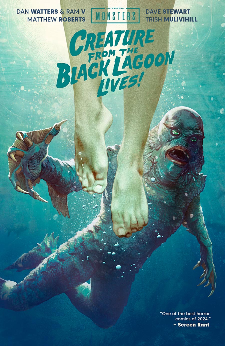 Universal Monsters Creature From The Black Lagoon Lives HC Direct Market Exclusive Joshua Middleton Variant Cover