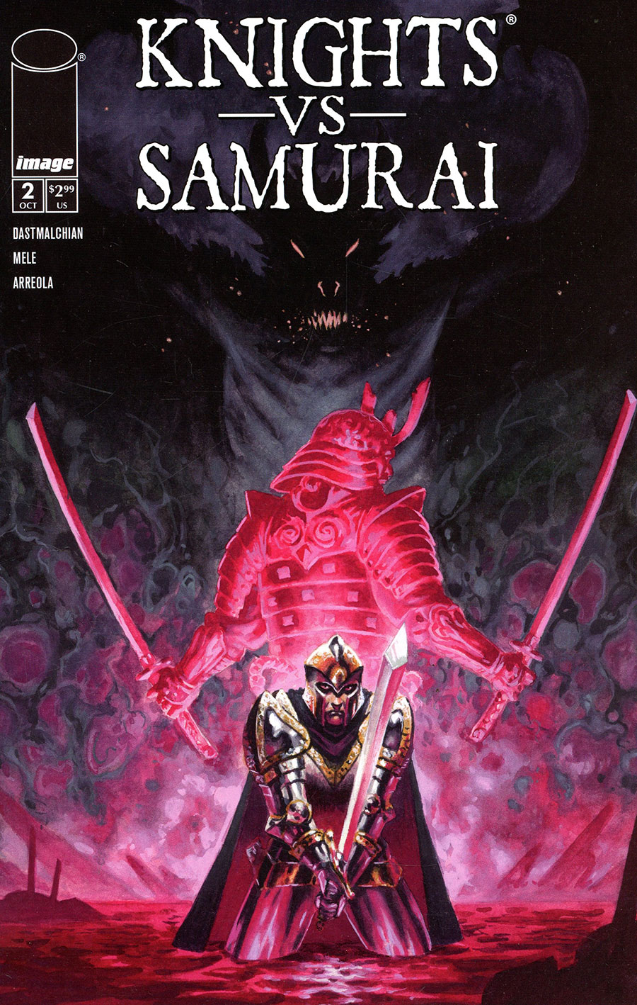 Knights vs Samurai #2 Cover A Regular Gianenrico Bonacorsi Cover