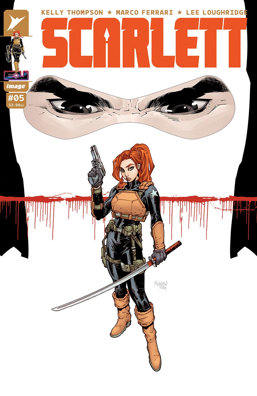 Scarlett (GI Joe) #5 Cover C Incentive Gleb Melnikov Connecting Variant Cover