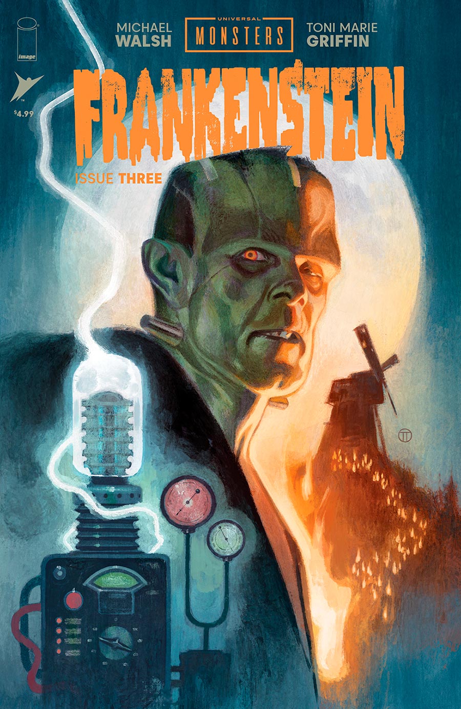 Universal Monsters Frankenstein #3 Cover B Variant Julian Totino Tedesco Cover