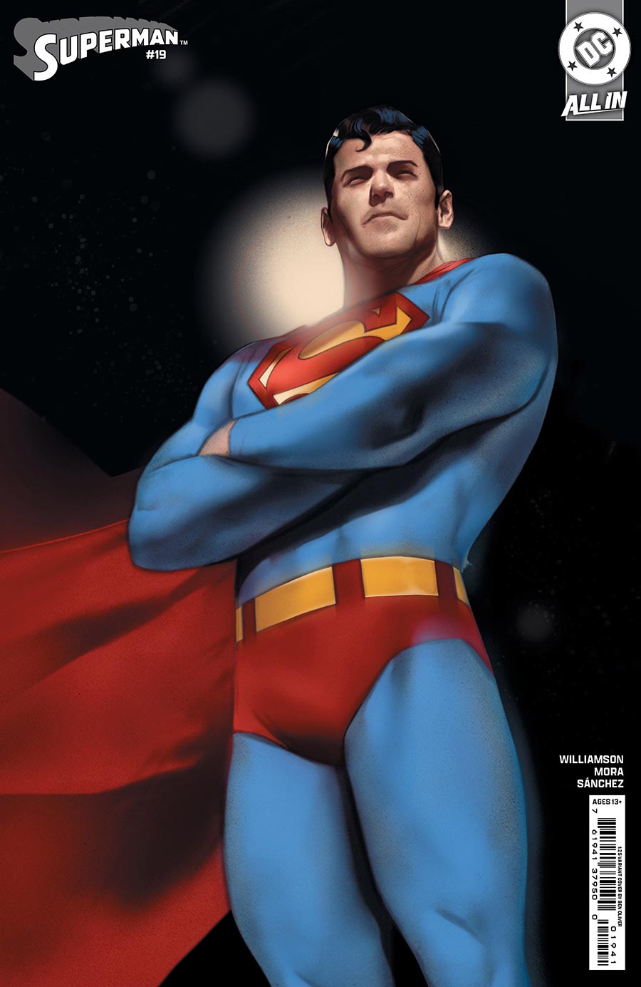 Superman Vol 7 #19 Cover G Incentive Ben Oliver Card Stock Variant Cover (DC All In)