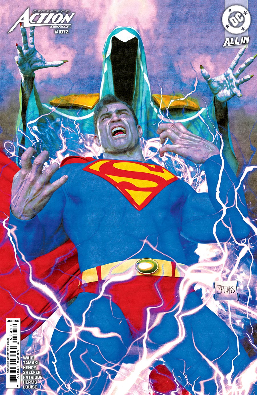 Action Comics Vol 2 #1072 Cover D Incentive Mark Spears Card Stock Variant Cover (DC All In)