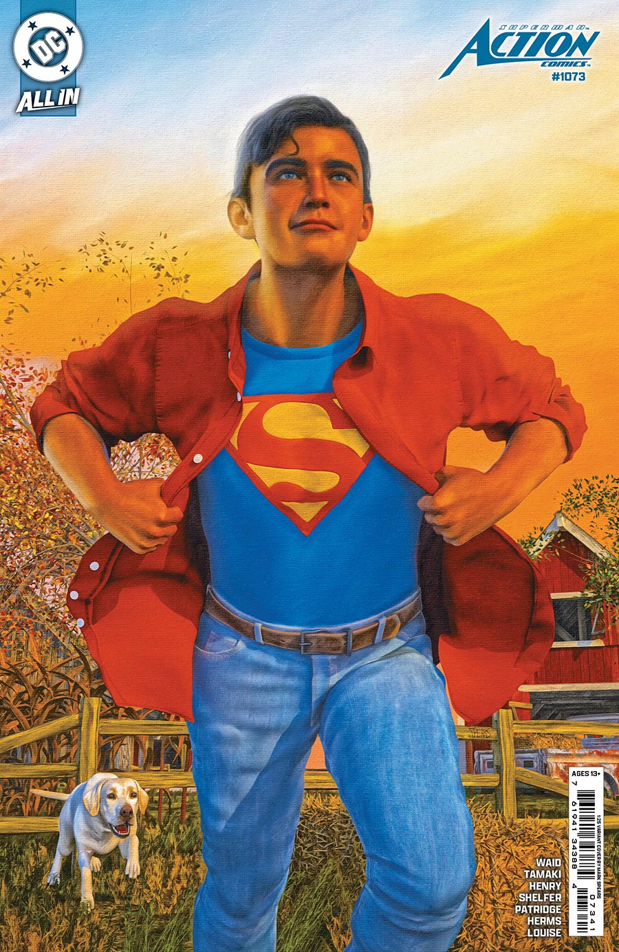 Action Comics Vol 2 #1073 Cover D Incentive Mark Spears Card Stock Variant Cover (DC All In)