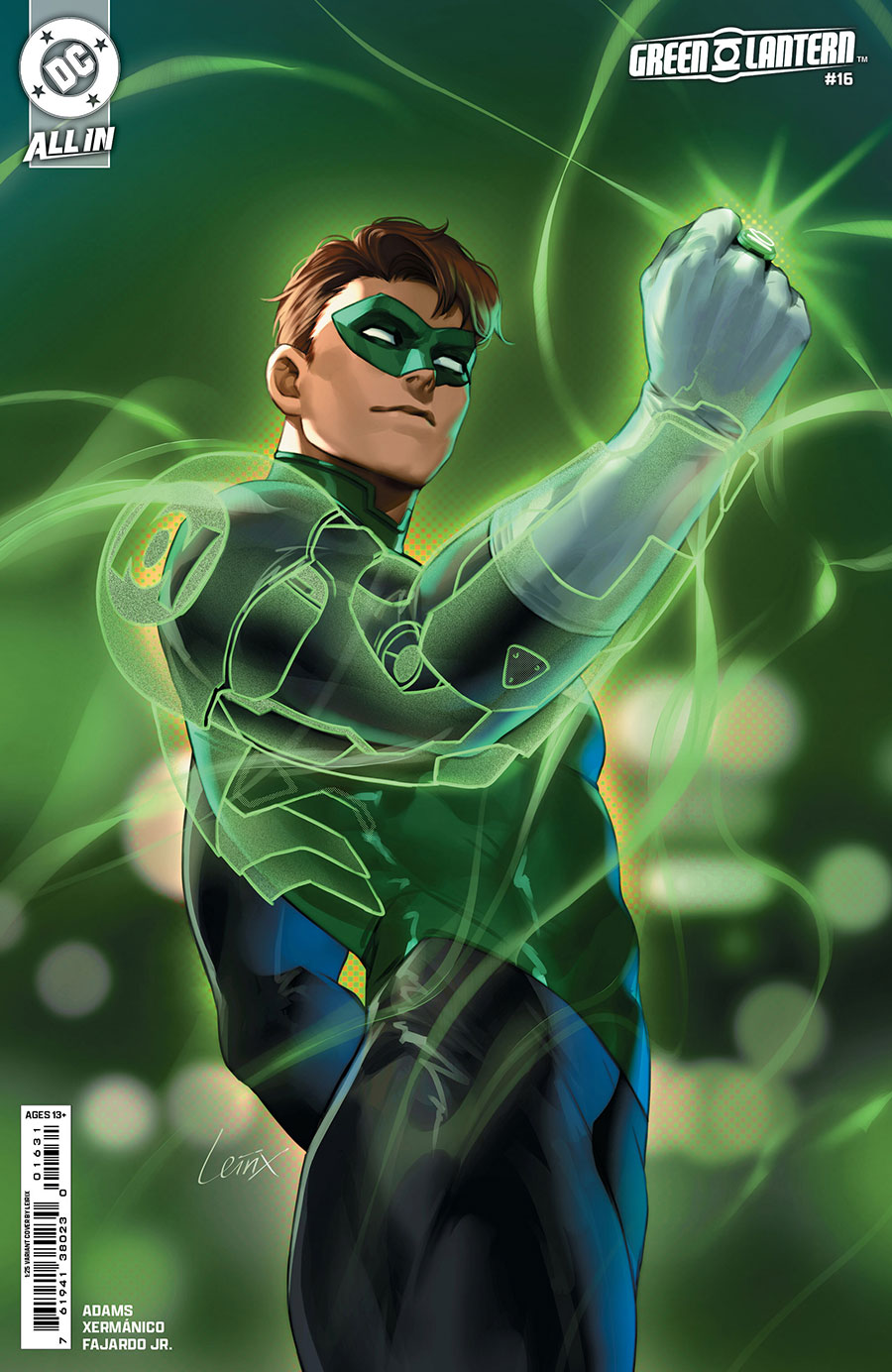 Green Lantern Vol 8 #16 Cover E Incentive Lesley Leirix Li Card Stock Variant Cover (DC All In)