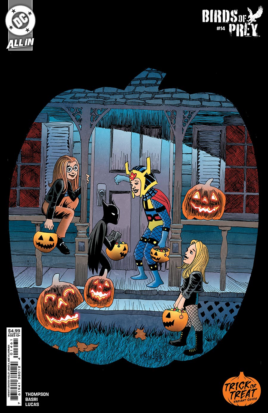 Birds Of Prey Vol 5 #14 Cover D Variant Kelley Jones Trick Or Treat Card Stock Cover (DC All In)