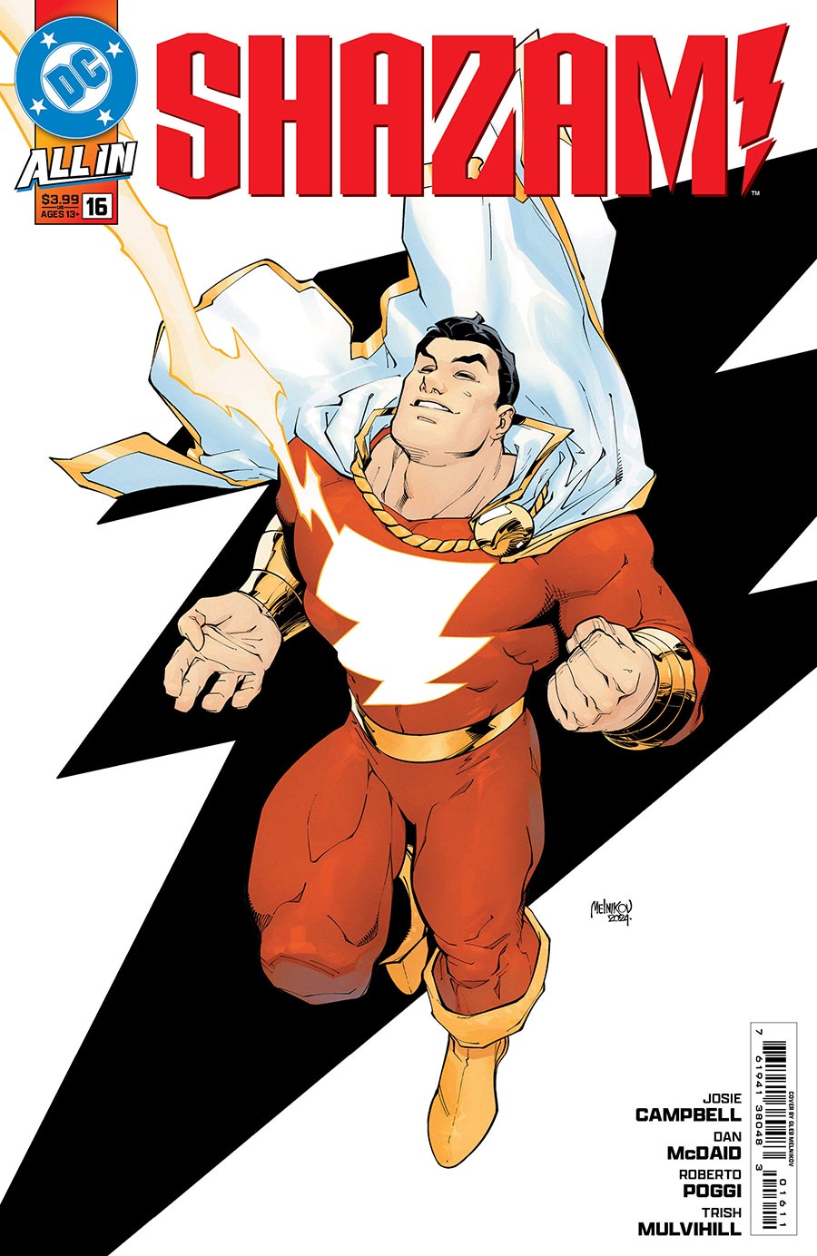 SHAZAM Vol 4 #16 Cover A Regular Gleb Melnikov Cover (DC All In)