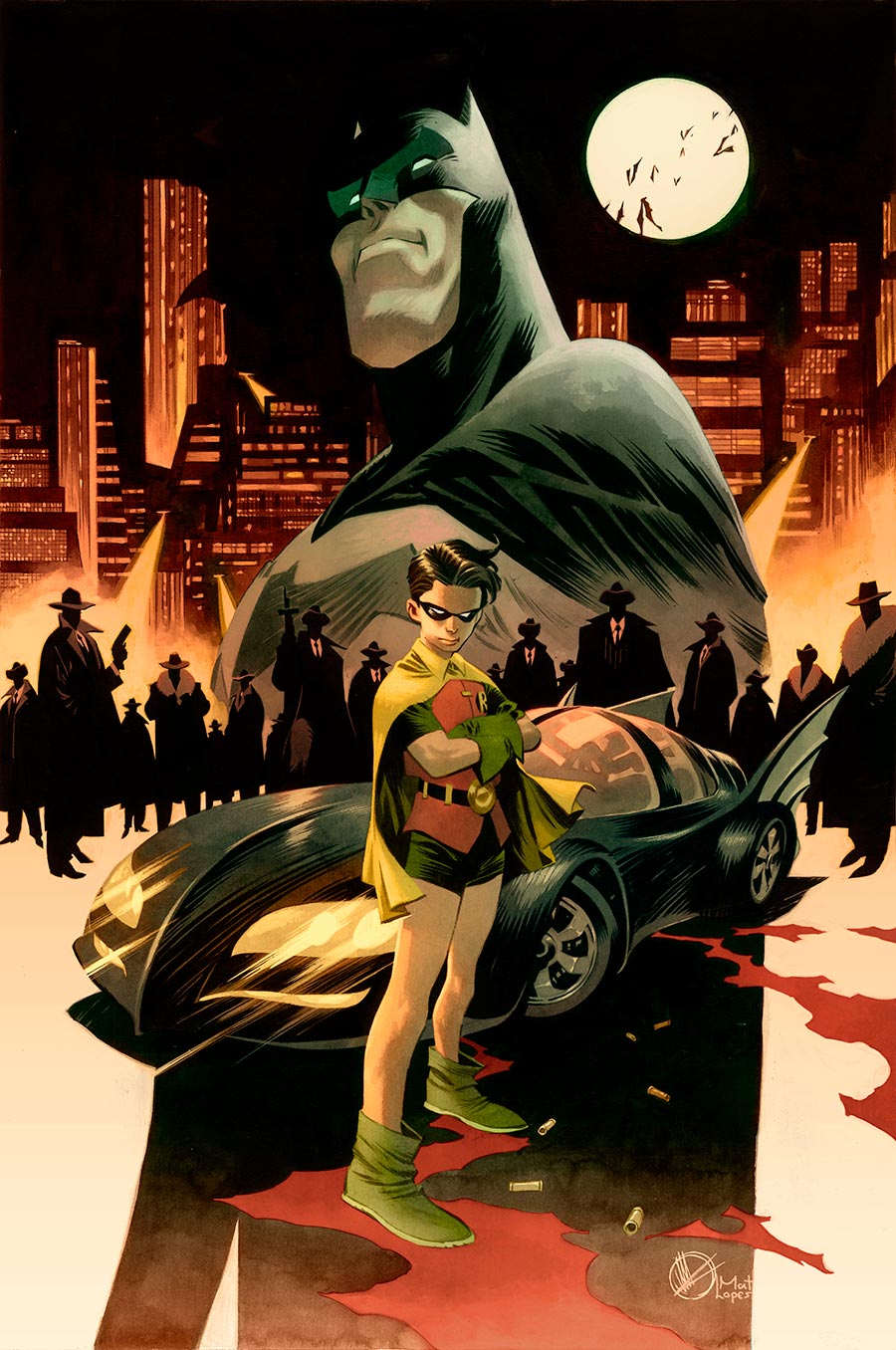 Batman And Robin Year One #1 Cover C Variant Matteo Scalera Card Stock Cover