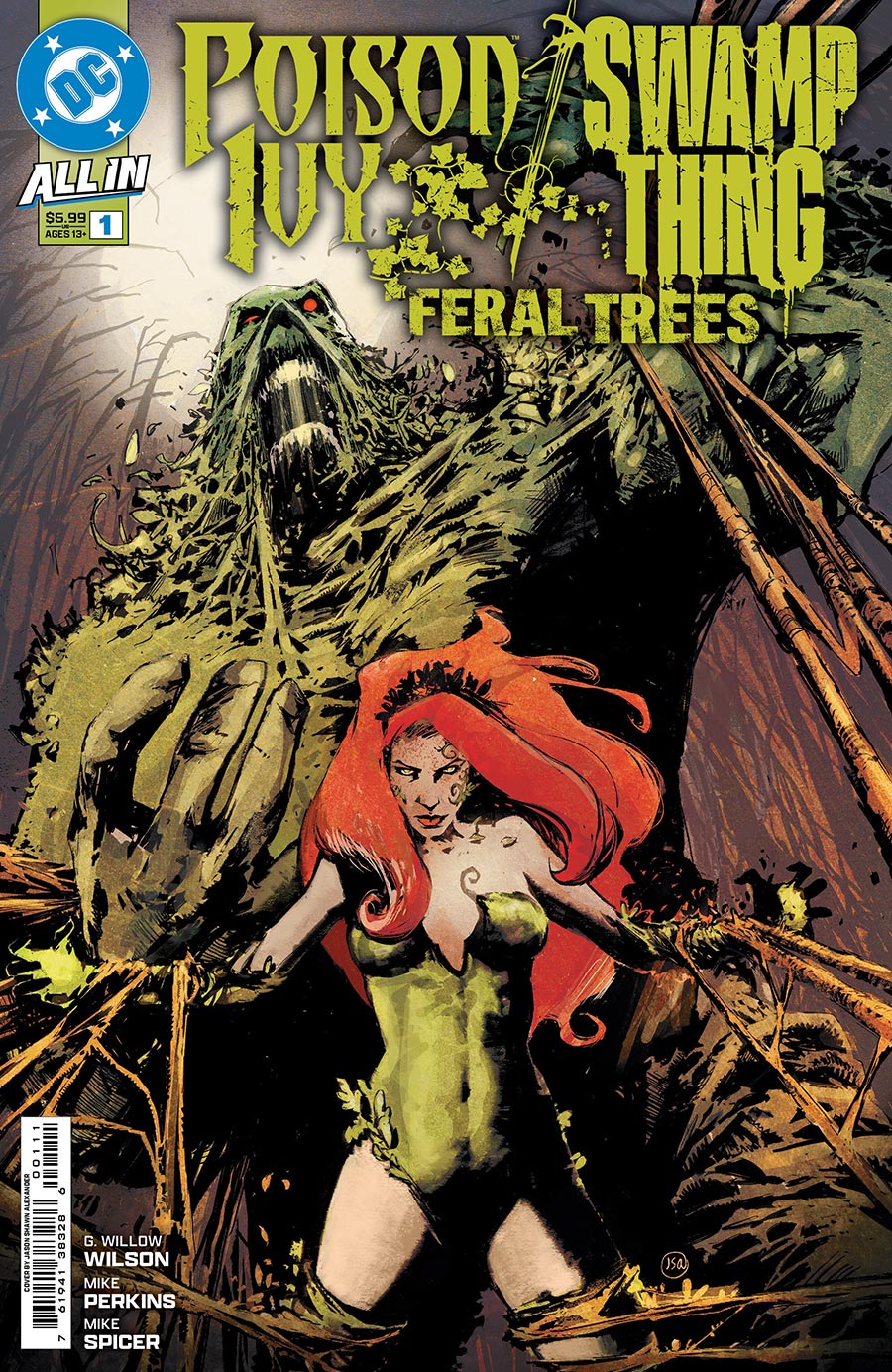 Poison Ivy Swamp Thing Feral Trees #1 (One Shot) Cover A Regular Jason Shawn Alexander Cover