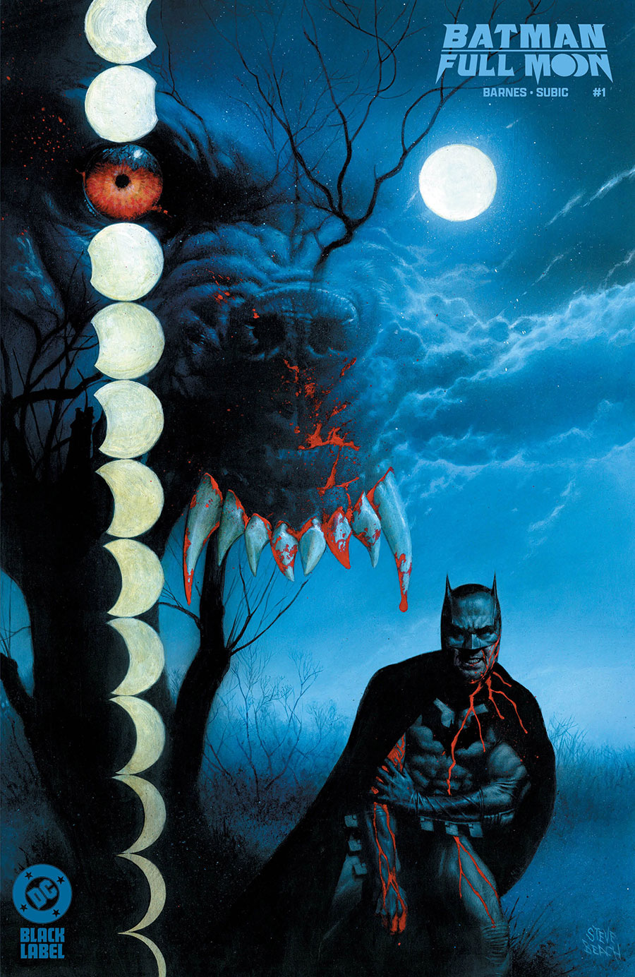 Batman Full Moon #1 Cover B Variant Steve Beach Card Stock Cover (Limit 1 Per Customer)