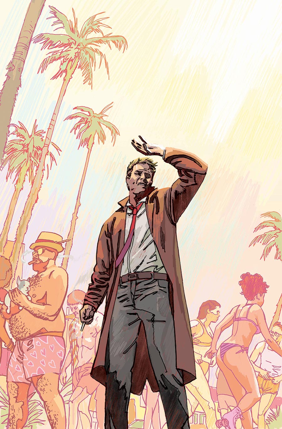 John Constantine Hellblazer Dead In America #10 Cover B Variant Joshua Hixson Cover