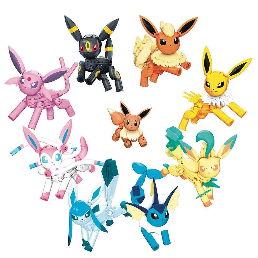 Mega Construx Pokemon Every Eevee Evolution Pack