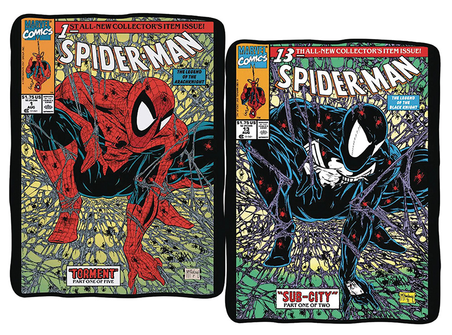 Spider-Man 1 Double Sided SDCC 2024 Previews Exclusive Fleece Blanket