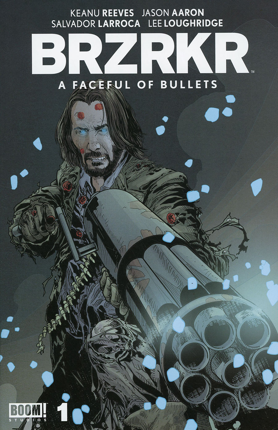 BRZRKR A Faceful Of Bullets #1 (One Shot) Cover J 2nd Ptg Francesco Manna Variant Cover