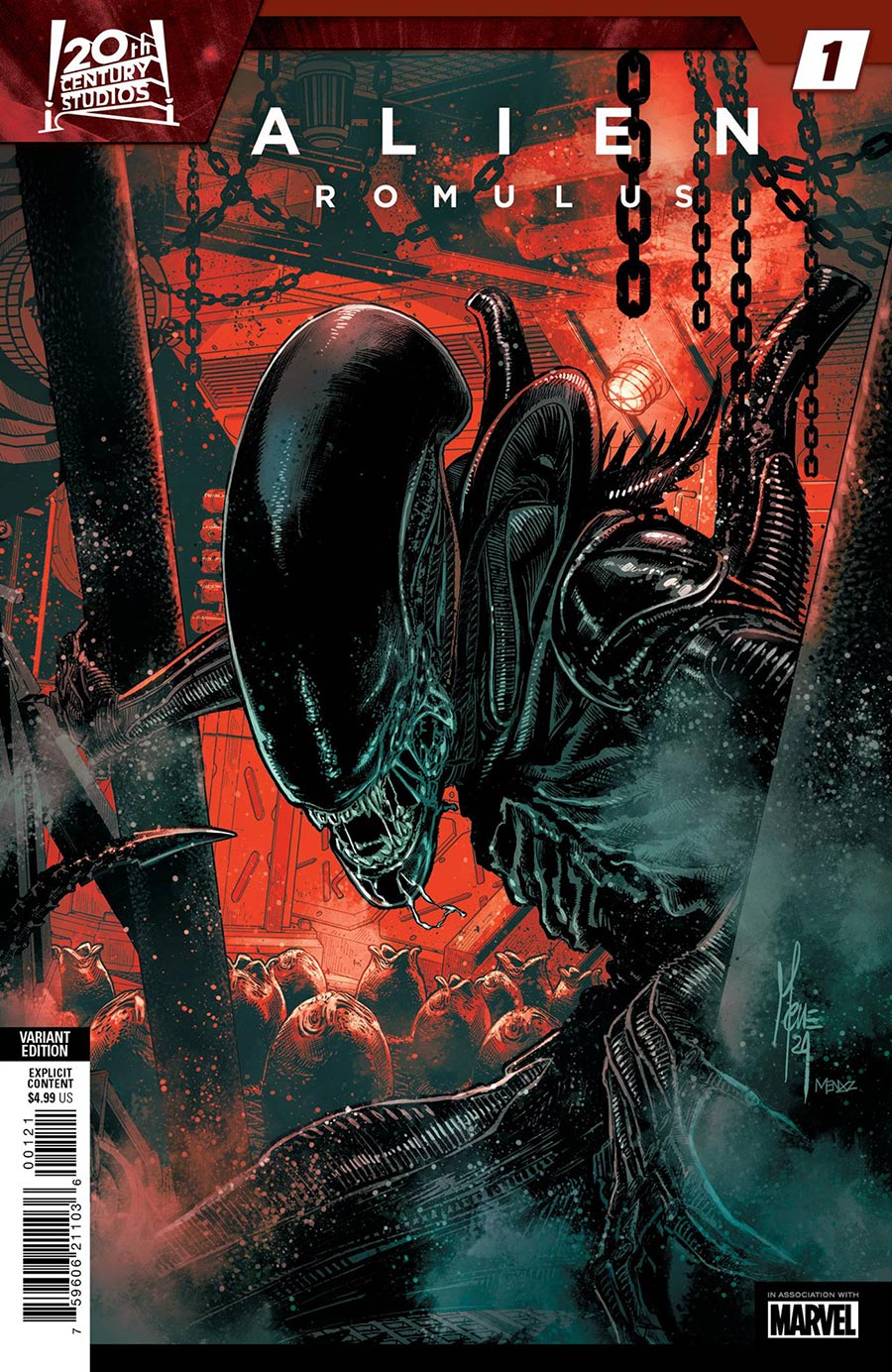 Alien Romulus #1 (One Shot) Cover B Variant Marco Checchetto Cover (Limit 1 Per Customer)