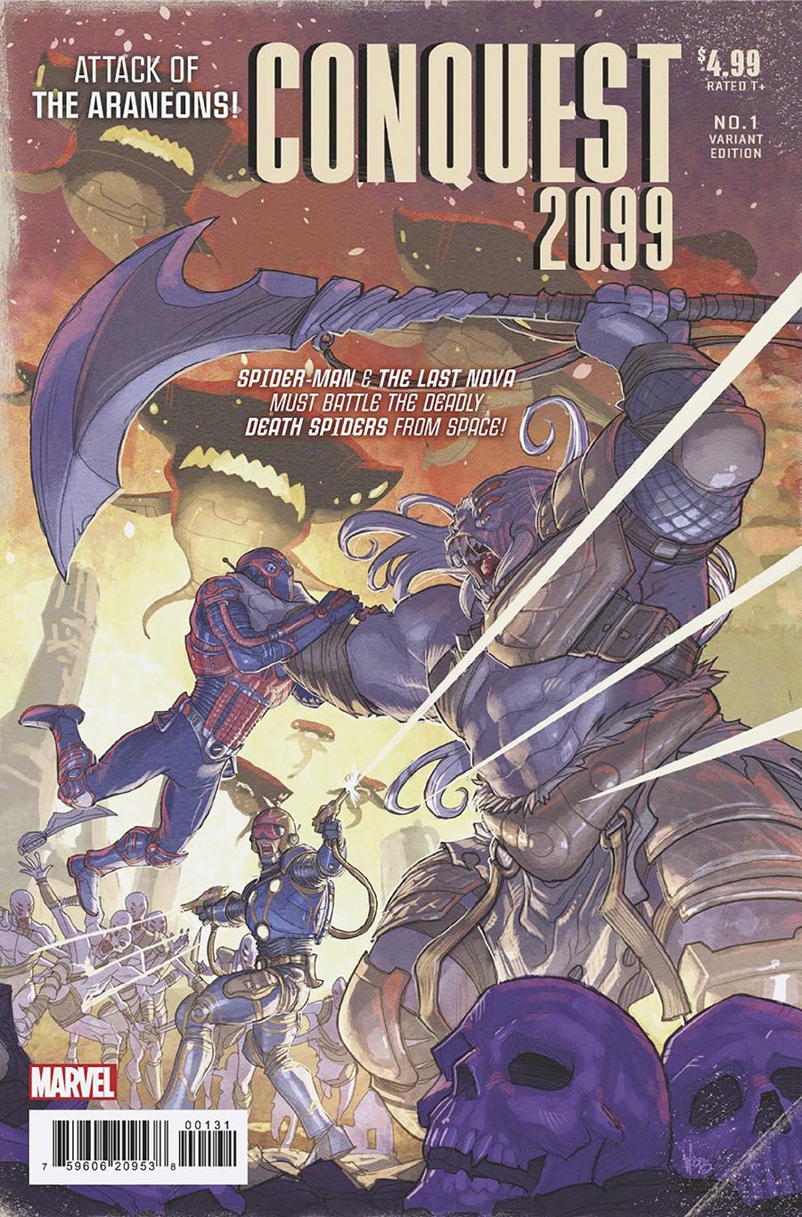 Conquest 2099 #1 Cover C Variant Pete Woods Sci-Fi Pulp Poster Cover